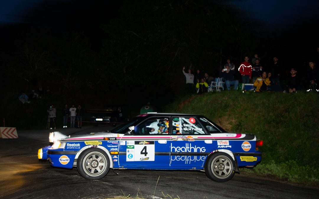 Jesús Ferreiro says goodbye to the Rallye Rías Altas Historico and Antonio Sainz rises to first position